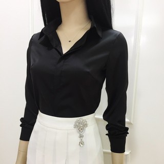 [ FREESHIP ] Áo sơ mi lụa trơn công sở cao cấp Hot 2021 (Full size)🎁