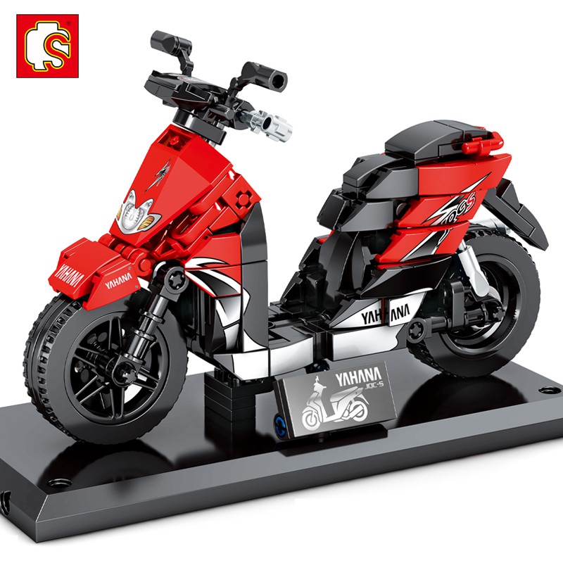 Đồ chơi Lắp ráp Mô hình Sembo moc Motorcycle Xe Đồ chơi Lắp ghép Mô hình Mô Tô 701108 701109 701110 701111