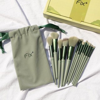 Bộ cọ trang điểm 13 cây kèm túi vải tiện lợi FIX+