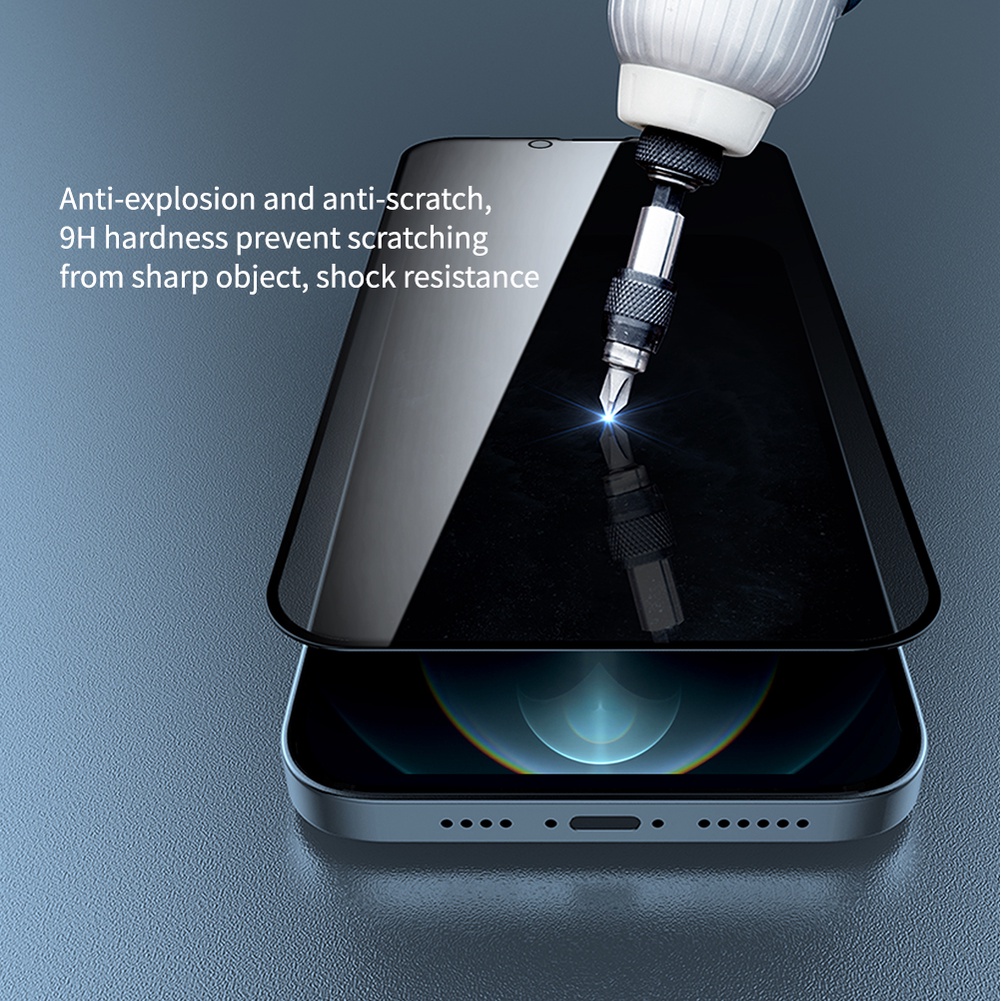 Kính cường lực Nillkin bảo vệ toàn diện quyền riêng tư chống nhìn trộm cho iPhone 13 Pro Max
