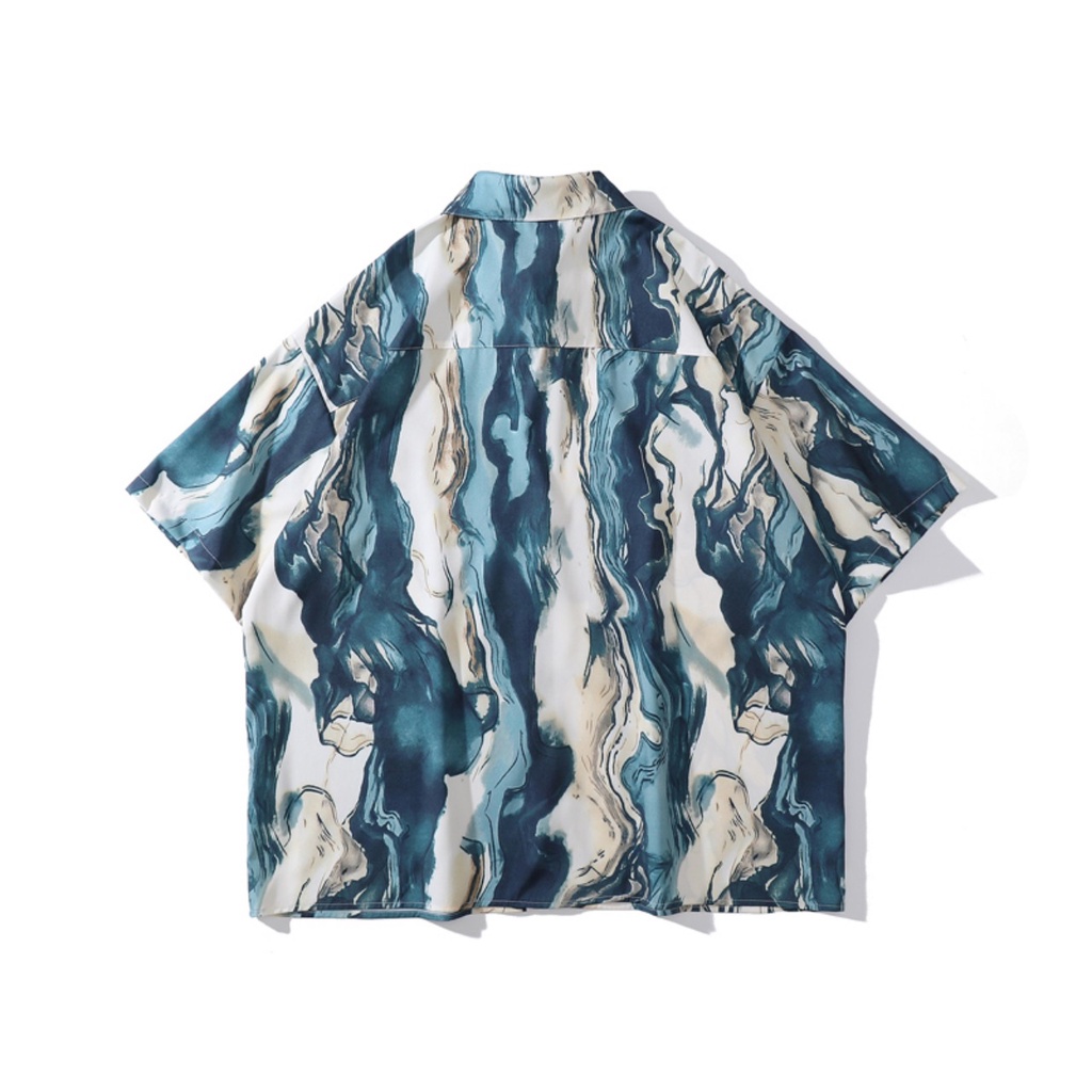 Áo sơ mi tay ngắn from rộng unisex áo cặp nam nữ , sơ mi nam nữ vải voan lụa mịn mát free size 40kg - 70kg