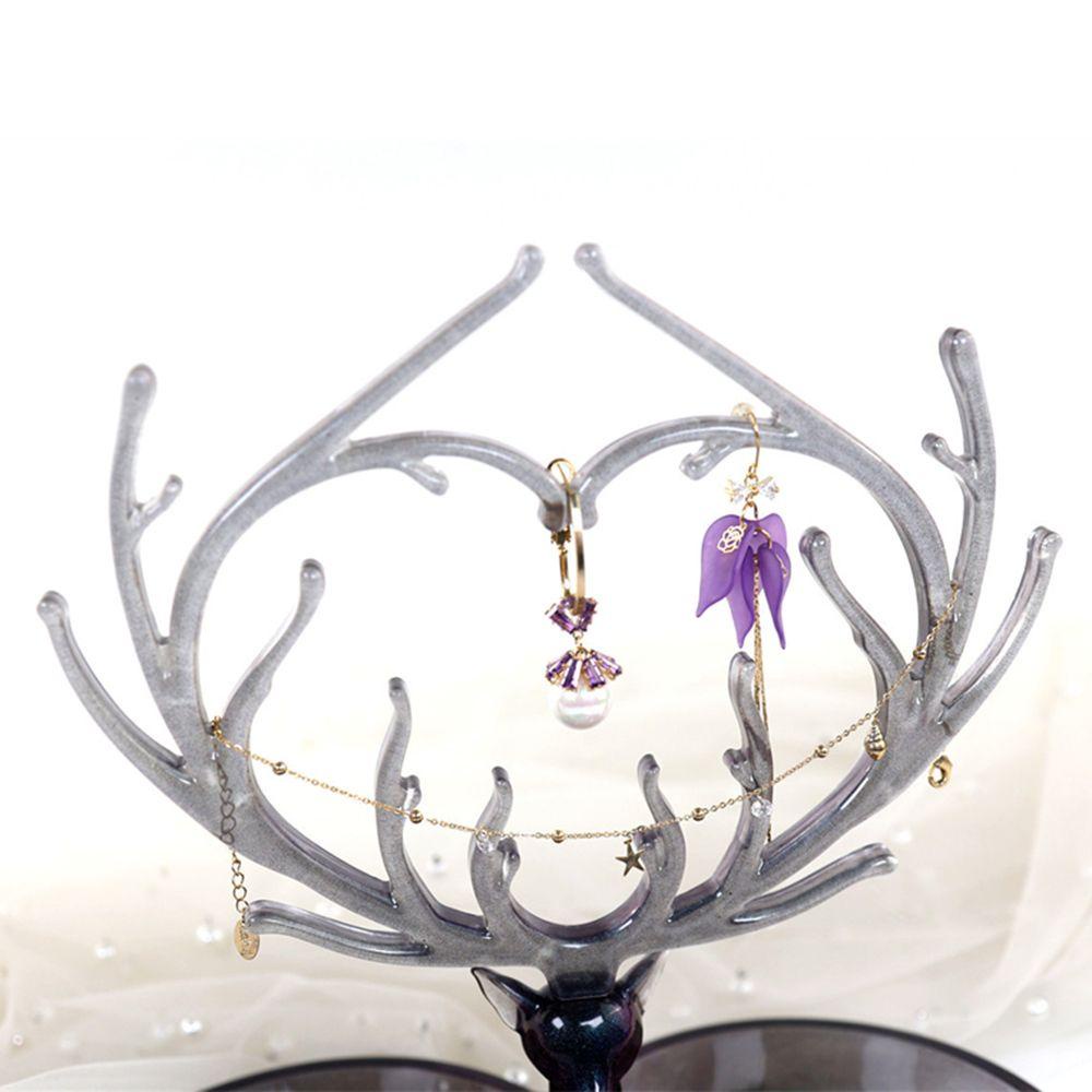 Khuôn Làm Giá Đỡ Trang Sức Hình Chú Hươu Bằng Nhựa Epoxy Độc Đáo DIY