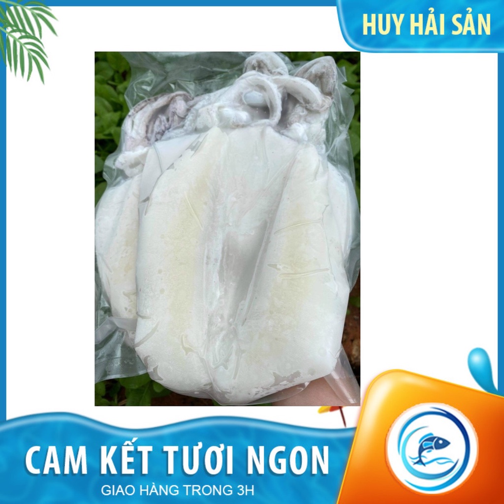 Mực lá 1 nắng size 2-3con/kg - Gói 1kg