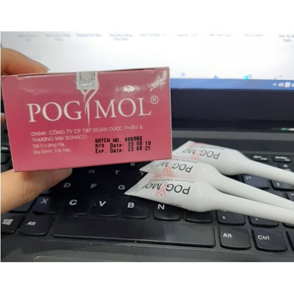 ✔️️️Gel bôi phụ khoa cân bằng PH POGYMOL hộp 7 tuýp Cao Cấp