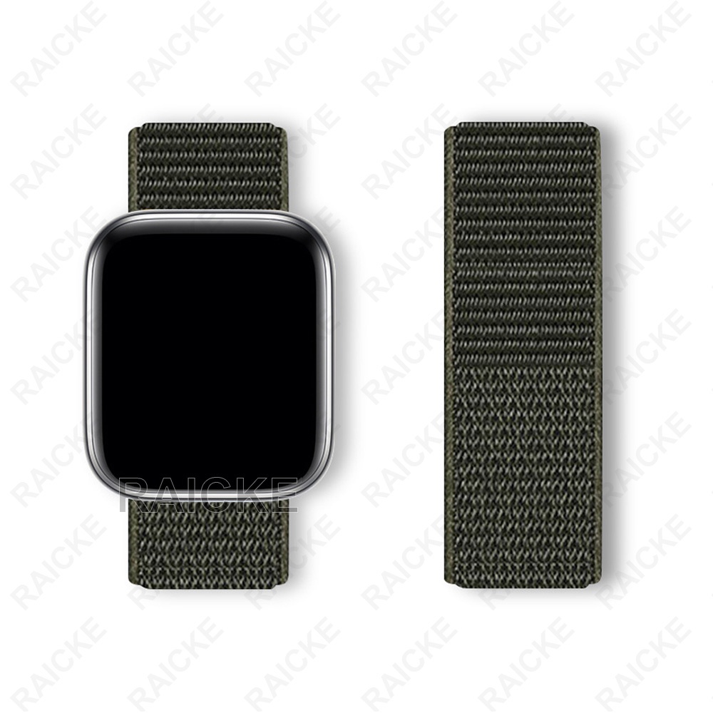 Dây Đeo Nylon Cho Đồng Hồ Thông Minh iWatch Series 8 / 7 / 6 / 5 / 4 / 3 / SE Ultra 45mm 41mm 44mm 40mm 42mm 38mm 49mm