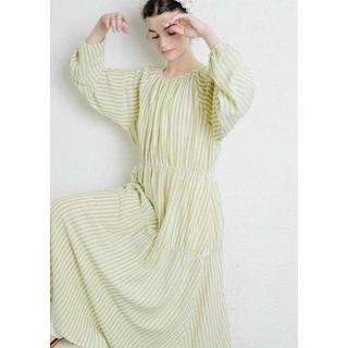 Linen Tưng Pha Bột Sọc Vàng Chanh