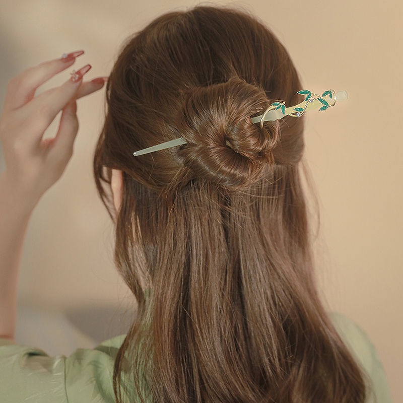 Kẹp Tóc Bằng Tre Phong Cách Trung Hoa Xinh Xắn Cho Bé Gái