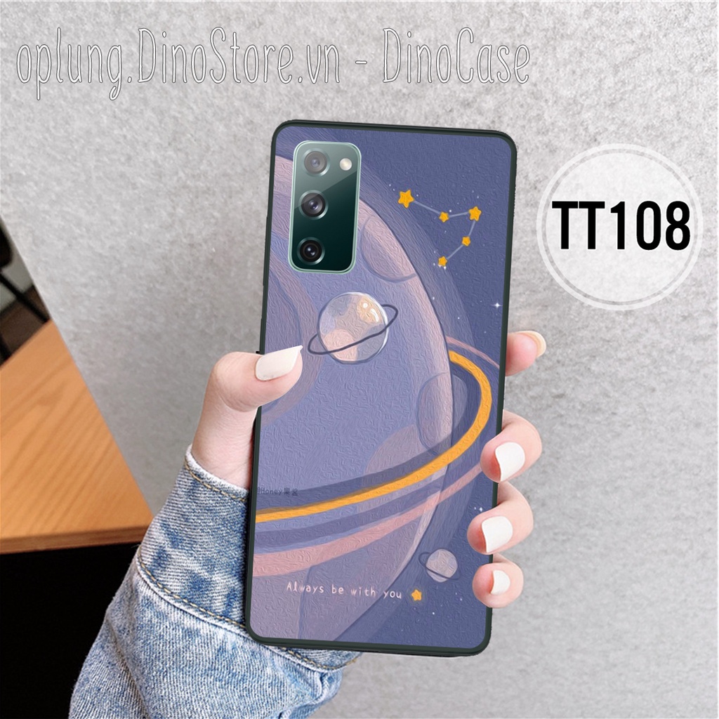 Ốp Samsung S20 / S20 Ultra / S20FE / S20 Plus - Ốp lưng nhựa bảo vệ camera chống bám bẩn hình vũ trụ ngân hà hành tinh.