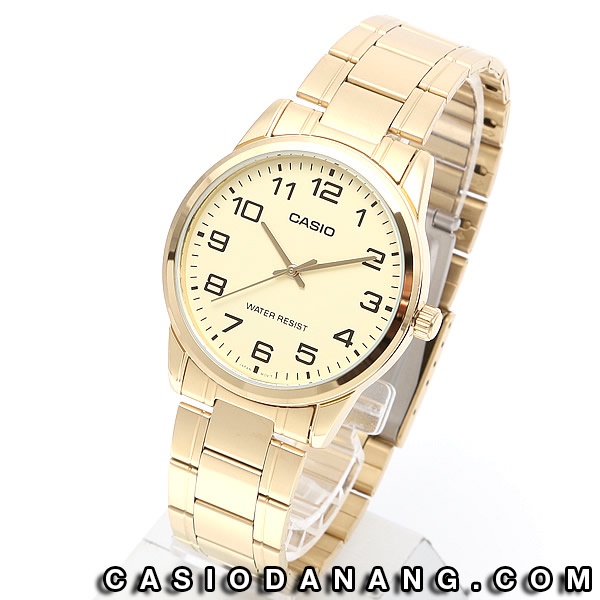 Đồng hồ nam dây kim loại Casio chính hãng Anh Khuê MTP-V001G-9BUDF (38mm)