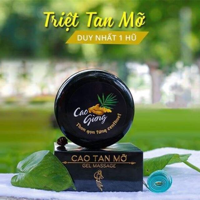 Cao gừng tan mỡ