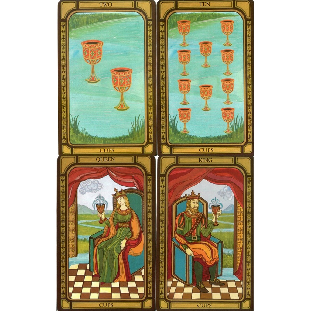 Bộ Bài Golden Tarot (Liz Dean - CICO Books) (Mystic House Tarot Shop) - Bài Gốc Authentic Chính Hãng 100%