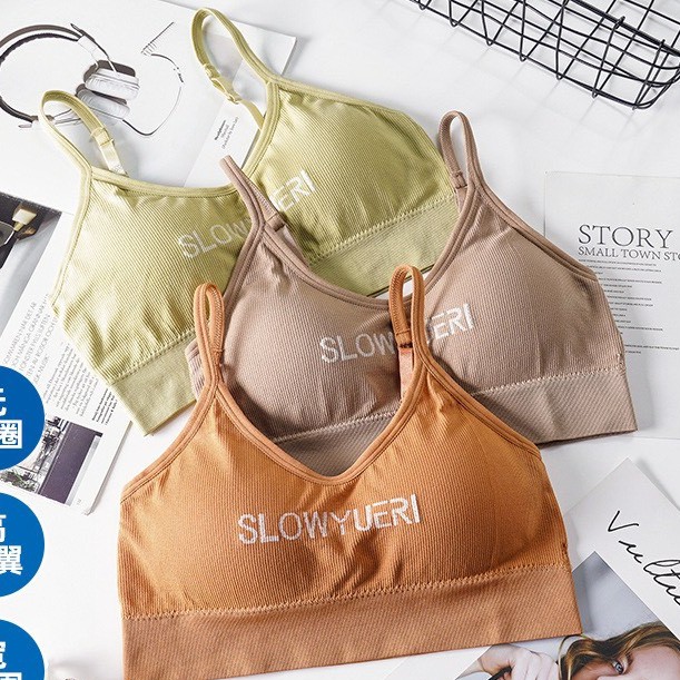 Áo bra tập gym thể thao chất cotton - Áo ngực không gọng - Bra nữ 2 dây mút mỏng VALICA B7701