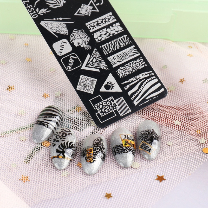 Khuôn Trang Trí Móng Tay Nghệ Thuật DIY Họa Tiết Hoa / Động Vật Xinh Xắn