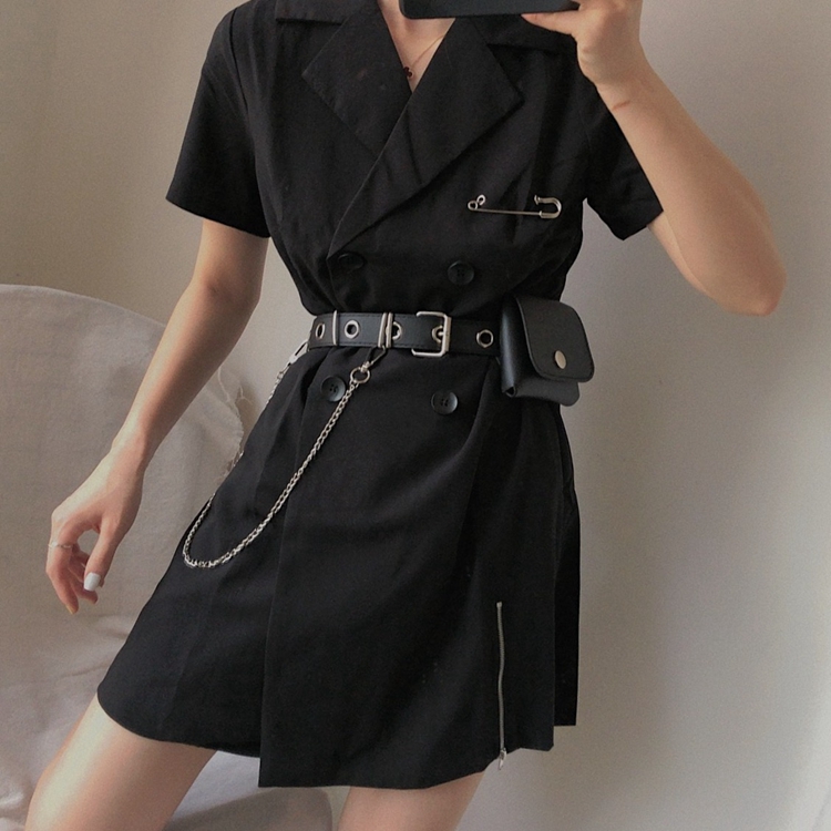 Thắt lưng phối ví dây xích phong cách cá tính cho nữ 22580