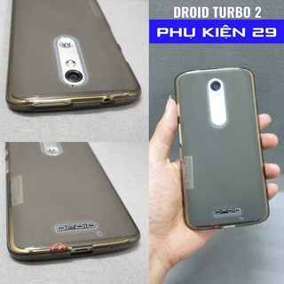 [Motorola Droid Turbo 2] Ốp lưng silicon dẻo đen nhám cao cấp