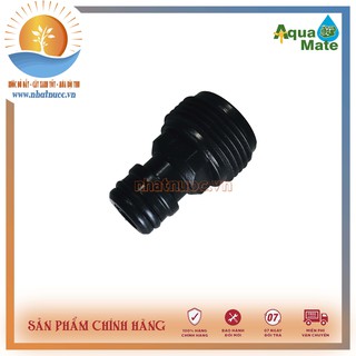 Nối Aquamate W-3093 một đầu ren ngoài D24, một đầu nối nhanh đực D9