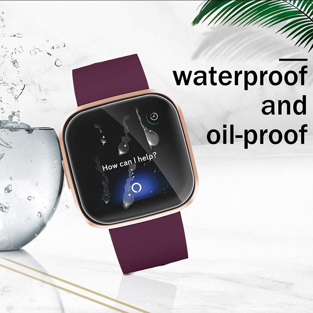 Set 5 Miếng Dán Tpu Mềm Bảo Vệ Màn Hình Chống Trầy Cho Fitbit Versa 2