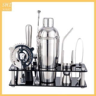 Bộ pha chế rượu Martini Shaker Pourer Shaker Kit để trộn đồ uống