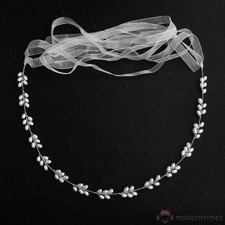 Dây thắt lưng đính ngọc trai cho cô dâu