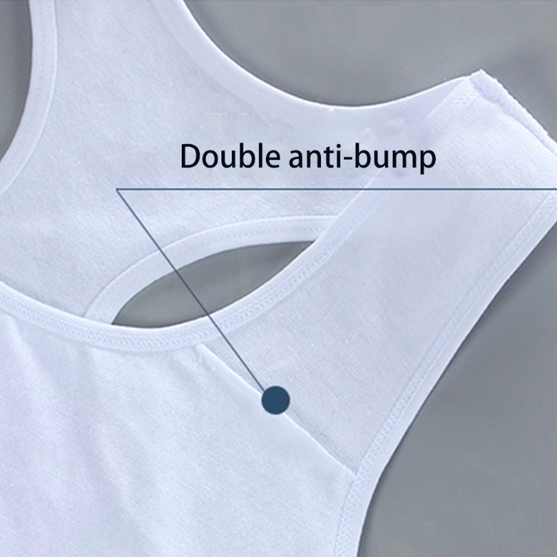 Áo Lót Thể Thao Hai Lớp Họa Tiết Mặt Cười Hoạt Hình Cho Bé Gái