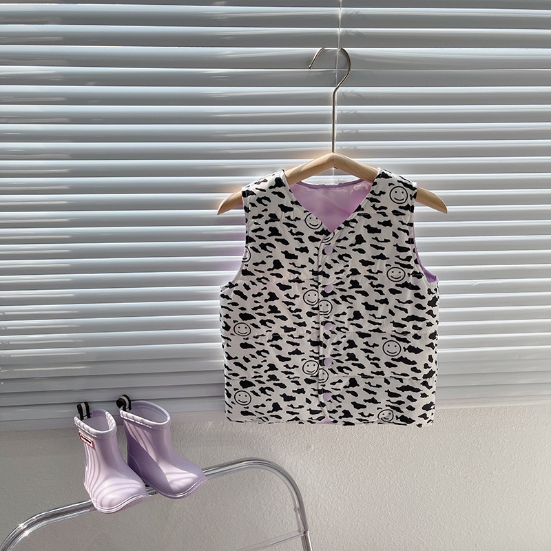 Áo Khoác Phao Không Tay Thời Trang Thu Đông Cho Bé