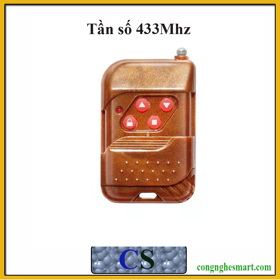 Remote Vân Gỗ Tần Số 315, 433Mhz Sao Chép Mã Thông Minh