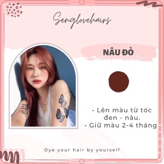 Thuốc nhuộm tóc màu nâu đỏ