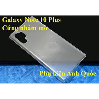 Ốp lưng Sam sung Note 10/ Note 10 plus nhựa CỨNG NHÁM MỜ