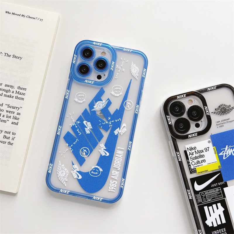 Ốp điện thoại in logo Nike thời trang cho iPhone 11 12 Pro Max 7 8 PlusX XS MAX XR 13 Pro max