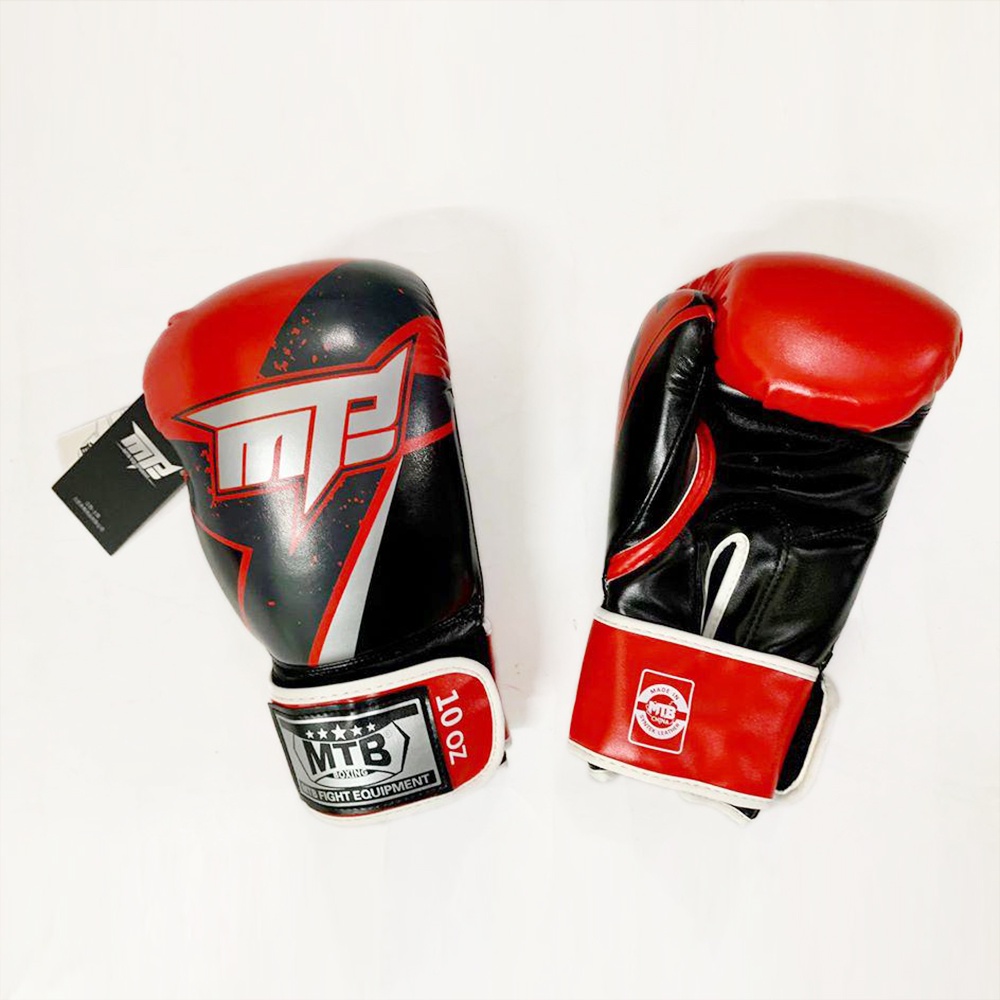 Găng Boxing MTB chính hãng - Đỏ Đen -  Boxing, Muay Thai, KickBoxing, Võ Cổ Truyền