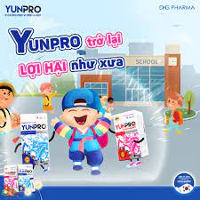 CHÍNH HÃNG , HỎA TỐC Men vi sinh Yunpro hộp lớn Hộp 60 gói Thương hiệu: DHG Pharma Xuất xứ: Hàn Quốc Yun Pro