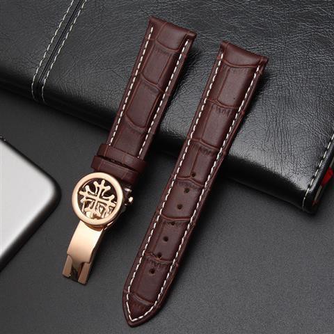 PATEK PHILIPPE Dây Đeo Da Thời Trang Cho Đồng Hồ Đeo Tay 20 | 22 | 24mm P2020