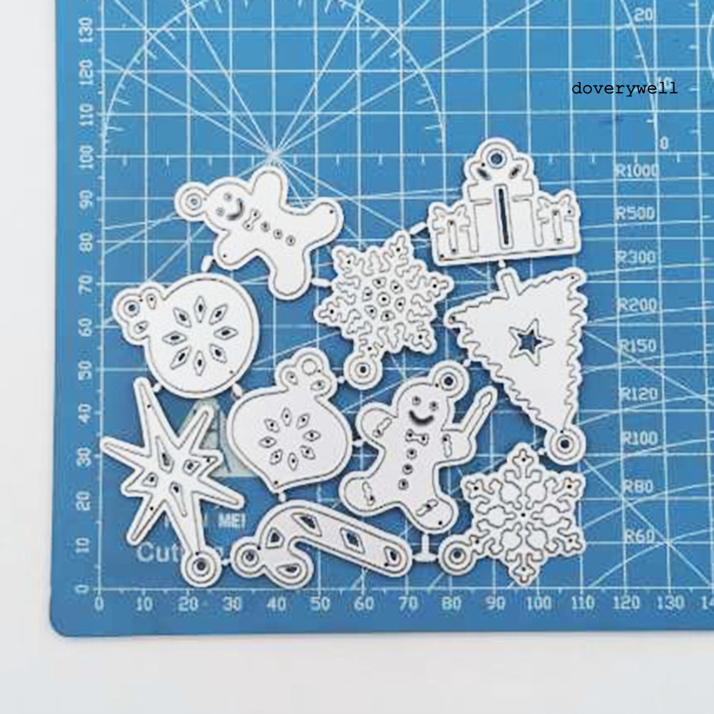 Khuôn Cắt Giấy Trang Trí Hình Cây Thông Giáng Sinh