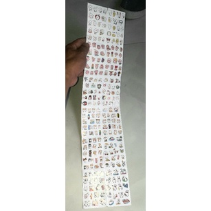 Sét 12 tờ hình dán sticker trang trí rất đẹp kích thước 6x8cm khoảng 200 hình nhỏ