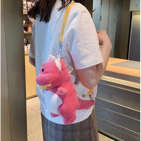 Túi chéo khủng long T - rex cute hột me