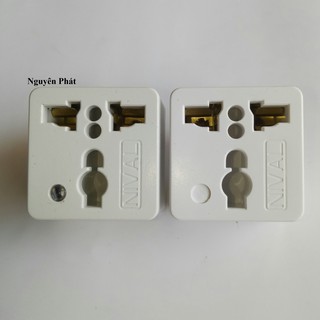 Phích Ổ Nối Đa Năng 2 Chân Ra 3 Chân