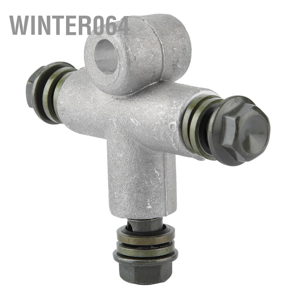 Xe Máy ATV Thủy Lực 3 Phanh Dầu Vòi Adapter Ống Khớp Nối Tee 10mm Winter064