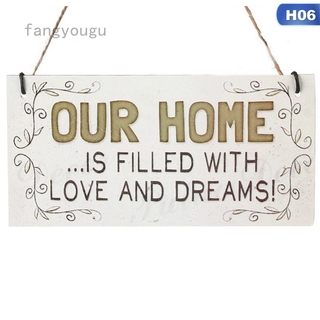 Bảng gỗ treo trang trí in chữ Welcome Home