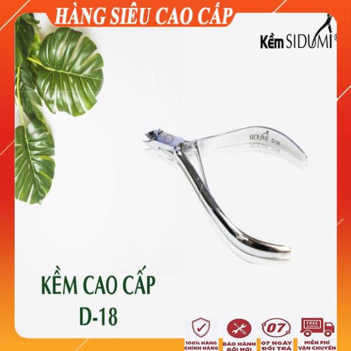 [ Bản mới - LOẠI 1 ] Kềm cắt da tay làm móng/ Kìm nhặt da cắt móng tay làm nail siêu sắc, siêu bén, không gỉ Sidumi D18