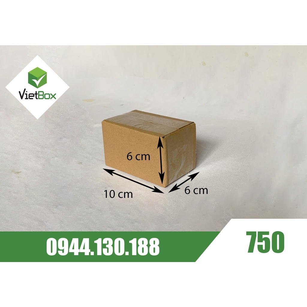 Combo 40 hộp carton 10x6x6