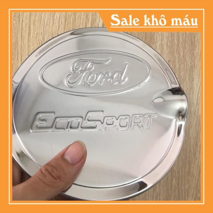 [ GIẢM GIÁ ]  Ốp nắp xăng Inox theo xe FORD ECOSPORT 2014 - 2018 hình ảnh thật