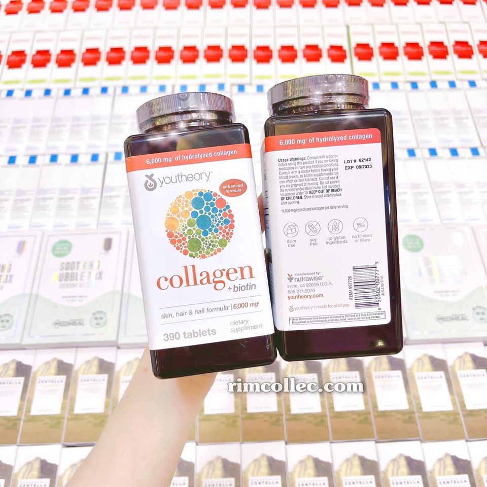Viên Uống Collagen Youtheory Mỹ Chống Lão Hóa Đẹp Da 390 viên