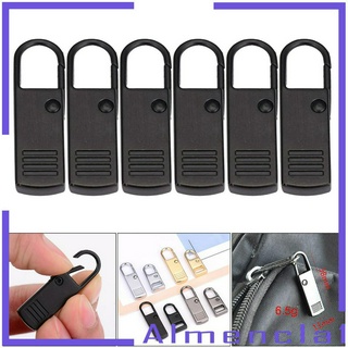 Bộ 6 đầu kéo khoá kéo bằng kim loại Almencla1