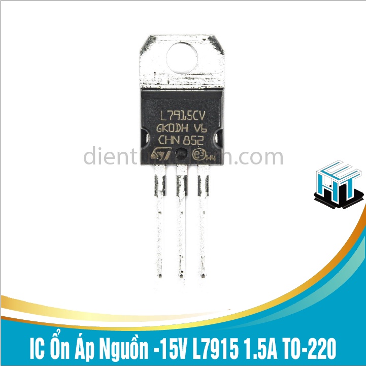 Combo 2 con IC Ổn Áp Nguồn -15V L7915 1.5A TO-220