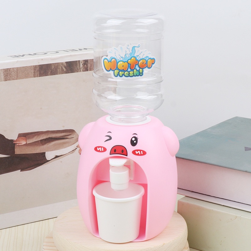 Bộ Bình Rót Nước Kèm Ly Cốc Mini Water Hình Heo Và Vịt Cho Bé