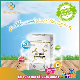 [CHÍNH HÃNG]  Men vi sinh Bifidus Premium - Cân bằng hệ vi sinh đường ruột, tăng cường sức khỏe tiêu hóa