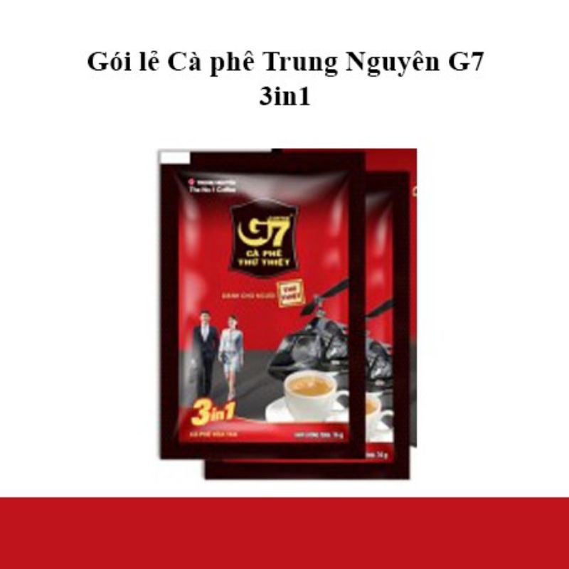 Cà Phê Trung Nguyên G7 3in1 (1 Gói lẻ)