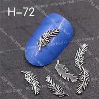Charm hình lá cây gắn trang trí móng chọn lẻ cái