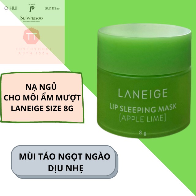 Mặt Nạ Ngủ Ủ Dưỡng Môi Laneige Size Nhỏ Mini 8g Mềm Mượt Làm Hồng Môi