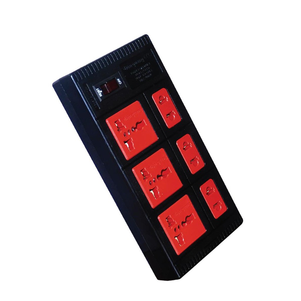 Ổ cắm 6 lỗ 1 công tắc 2M / 5M ECO Điện Quang - Điện Việt